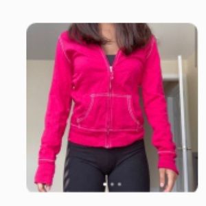 true religion red hoodie